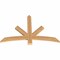 Ekena Millwork Alberta Smooth Timber Gable Bracket, Western Red Cedar, 48"W x 32"H x 1 1/2"D x 3 1/2"F, 16/12 Pitch GBW048X32X0204ALB00SWR - alternate 5
